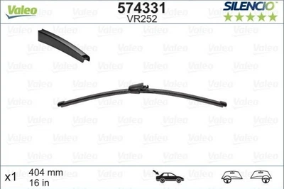 Двірники Valeo 574331 Volkswagen Transporter, Multivan, Touran, Caddy; Skoda Octavia, Fabia 1Z5955425, 5J9955425A, 7E0955425