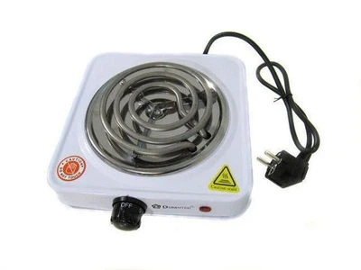 Электроплита Domotec MS 5801 спираль Белая ( ) FG22