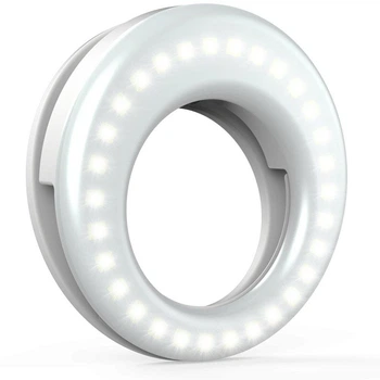 Селфи-кольцо Protech Selfie Ring Light White (XJ-01WH) Белый