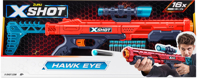 X-Shot Red Швидкострільний бластер EXCEL Hawk Eye (16 патронів), 36435R