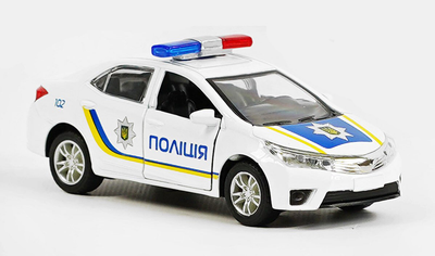 Машинка металлическая детская Полиция Auto Expert Украинское озвучивание
