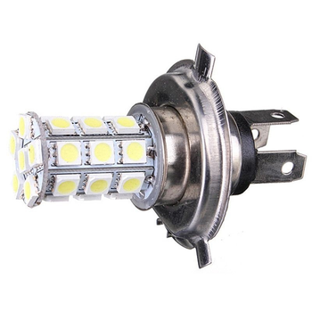 Светодиодная лампа с цоколем H4 27SMD 5050 24V Белая (21052)
