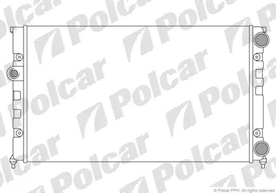 Радіатор охолодження VW Golf/Vento 1.8 91-98 Polcar (953808A2)