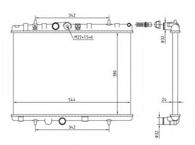 Радиатор NRF 58226A NRF (58226A)