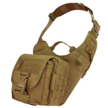 Тактическая плечевая сумка Condor 156: EDC Bag Coyote Brown