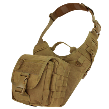 Тактическая плечевая сумка Condor 156: EDC Bag Coyote Brown