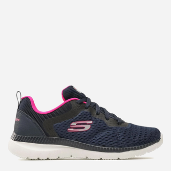 Жіночі кросівки для залу Skechers Bountiful - Quick Path 12607-NVHP 38 (8US) 25 см Темно-сині (194428108698)