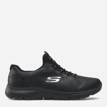 Sneakersy damskie na platformie do kostki Skechers Summits - Itz Bazik 88888301-BBK 38 (8US) 25 cm Czarne (193642660951)