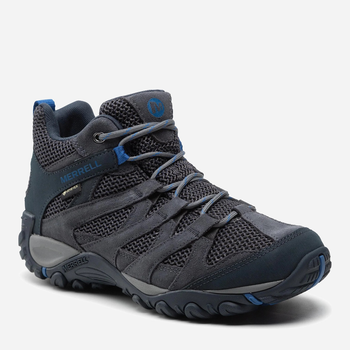 Buty trekkingowe męskie niskie gore tex Merrell Alverston Mid GTX M J033025 46 (11.5US) 29.5 cm Niebieskie (044211698458)