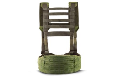 Ремінно плечова система базова U-WIN з лямками / розвантажувальна система РПС під балістичний пакет розміру Cordura 1000 Олива
