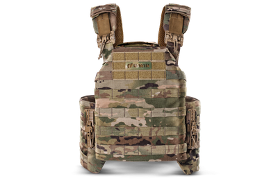 Плитоноска / тактичний жилет Plate Carrier U-WIN PRO зі швидким скиданням 260х330 з камербандами M під балістичні пакети Cordura 1000 Мультикам