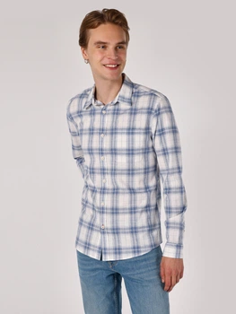 Сорочка бавовняна чоловіча Colin's CL1062889BLE M Blue (8683197720276)