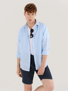 Сорочка чоловіча Colin's CL1063686LBL 2XL Light Blue (8683197581181)