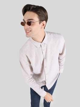 Сорочка чоловіча Colin's CL1063686SAN 2XL Sand (8683197581488)