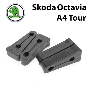 Упор (демпфер накладка) замка дверей Skoda Octavia A4 Tour (4 двери) 4e4837763 Литые
