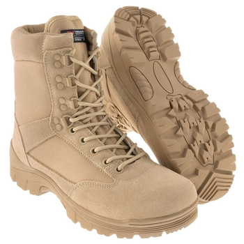 Тактические сапоги Mil-Tec Tactical Boots With YKK Zipper Хаки Размер 40