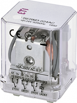 Проміжне реле 16А 3к 24V АС [2473062] RERM3-24AC ETI