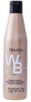 Szampon Salerm Cosmetics White Shampoo For White Hair 250 ml (8420282010283)