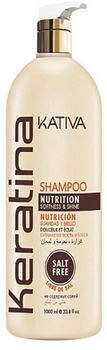 Зміцнювальний шампунь Kativa Keratina Shampoo 1000 мл (7750075022171)