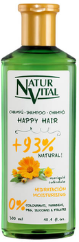 Szampon do nawilżania włosów Naturaleza Y Vida Happy Hair Hydration 0% Shampoo 500 ml (8414002061112)