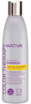 Szampon do włosów farbowanych Kativa Blue Violet Anti-Yellow Effect Shampoo 250 ml (97750075048799)