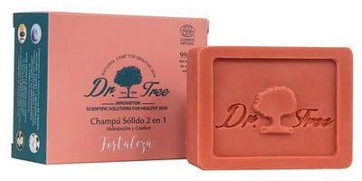 Шампунь для відновлення волосся Dr. Tree Fortaleza Shampoo Solid 2 in 1 75 г (8429449015857)