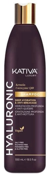 Szampon do nawilżania włosów Kativa Hyaluronic Keratin y Coenzyme Q10 Shampoo 355 ml (7750075060753)