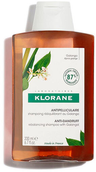 Szampon przeciwłupieżowy do włosów Klorane Galanga Shampoo 200 ml (3282770150124)