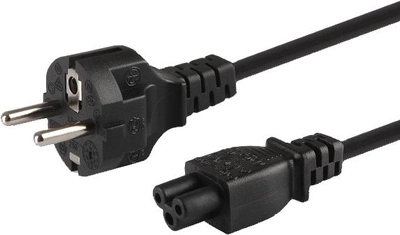 Kabel zasilający SAVIO CL-67 IEC-C5 - CEE7/7 1.2 m (5901986041047)