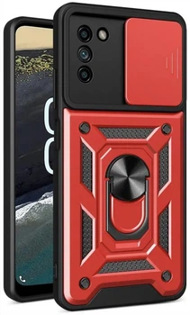 Чехол Camshield c кольцом-подставкой на Nokia G21 red