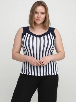 Майка Miss Emma 9044 XL Сине-белая (2400000129639)