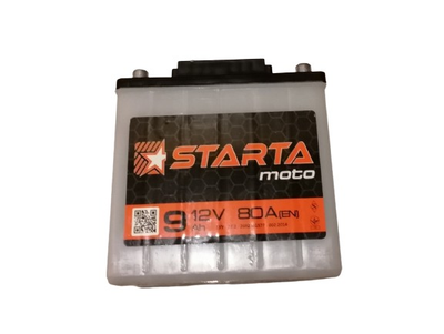 Акумулятор 12V9Ah STARTA кислотний сухозаряджений