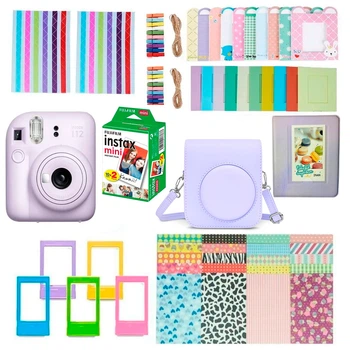 Камера моментальной печати Fujifilm Instax Mini 11 Purple Фиолетовый + Чехол, Фотоальбом, Картриджи 20 шт., Аксессуары
