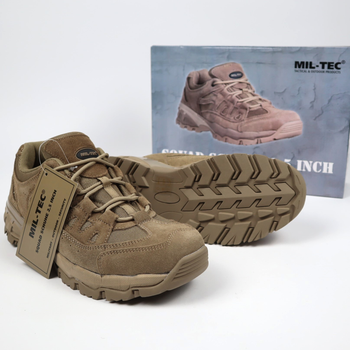 Міцні тактичні кросівки Mil-Tec MIL-TEC SQUAD 2.5 Coyot Brown весна літо осінь 39 розмір
