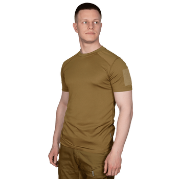 Футболка мужская тактическая полевая повседневная футболка для спецсужб (XXXL) Койот TR_7136 (XXXL)