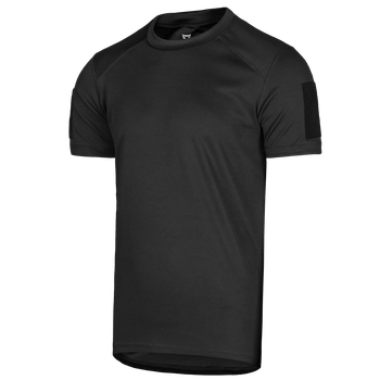 Футболка чоловіча тактична польова повсякденна футболка для спецсужб (L) Чорний TR_7094 (L)