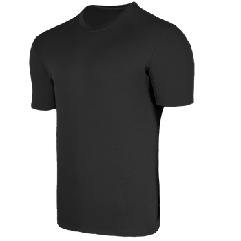 Футболка тактическая мужская летняя повседневная футболка для силовых структур S Черный TR_1138S