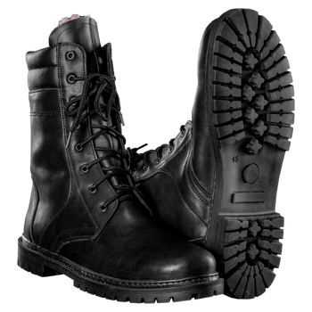 Берцы тактические полевые облегченные ботинки с вентиляцией для силовых структур KOMBAT Черный 36 TR_37636