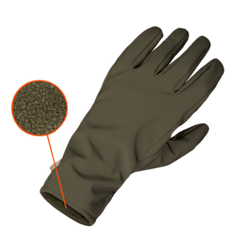 Рукавички тактичні польові універсальні рукавиці для мисливців та силових структур L Олива TR_5877L