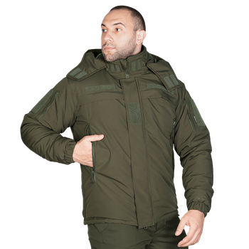 Куртка тактическая полевая износостойкая теплый верх для силовых структур M Олива TR_6657M
