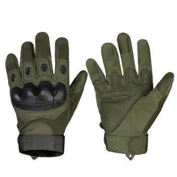 Рукавички тактичні вентиляційні універсальні рукавиці для спеціальних та силових підрозділів L Олива TR_6650L