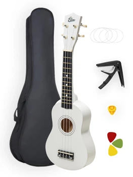 Укулеле ELIMA SOPRANO WHITE 21" (акционный набор)