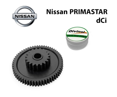 Головна шестерня клапана EGR NISSAN PRIMASTAR dCi 2006 до 2016 (7701209370)