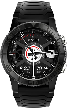 Smartwatch Kumi U5 GPS Czarny (KU-U5/BK)