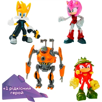 Набір ігрових фігурок Sonic Prime Пригоди Тейзла 6.5 см (SON2040A) (6900007358248)