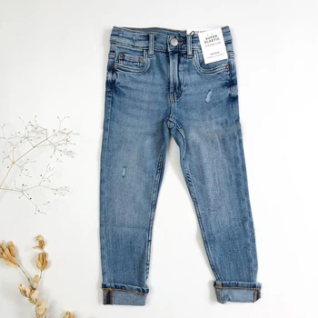 Джинсы ZARA 164 cм сине-голубой артикул Л565