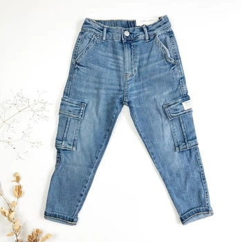 Джинсы ZARA 116 cм сине-голубой артикул Л554