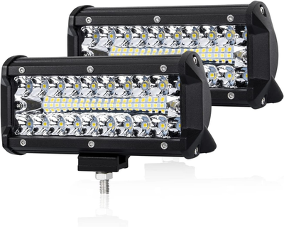 Комплект, Светодиодной дополнительной фары ближнего света (балка) 120W 40LED 18 см, 2 штуки (PHARA687SET)