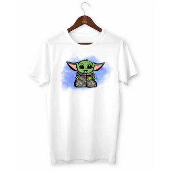 Футболка белая с оригинальным принтом "Yoda. Йода" Push IT
