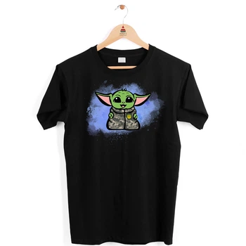 Футболка черная с оригинальным принтом "Yoda. Йода" Push IT L